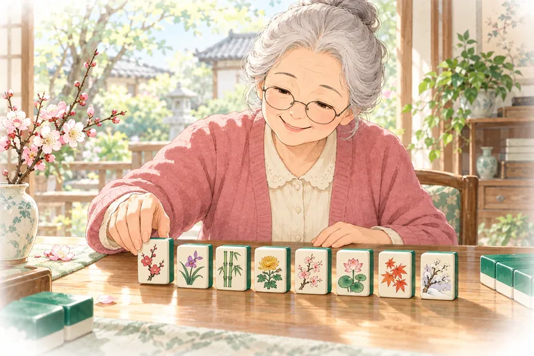 花牌：春夏秋冬、梅蘭竹菊